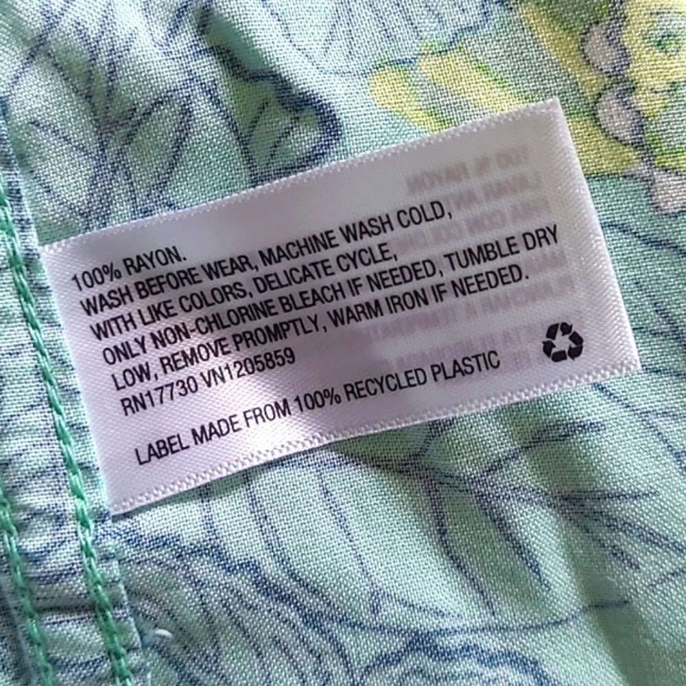 Cat & Jack Tropical Vibrant Dinosaur Dino Button Down Shirt Youth Size XL 16 - Picture 17 of 17